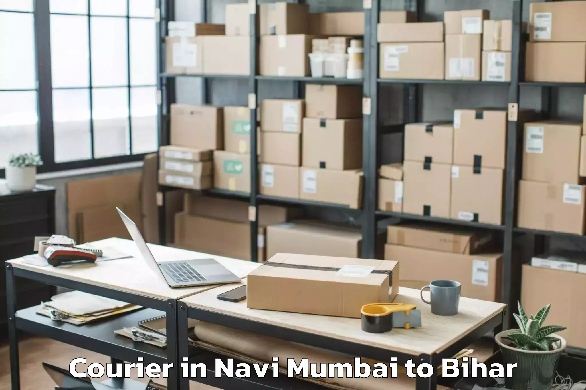 Get Navi Mumbai to Jhanjharpur Courier